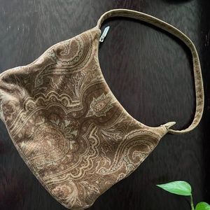 Ralph Lauren Vintage Paisley Velvet Purse